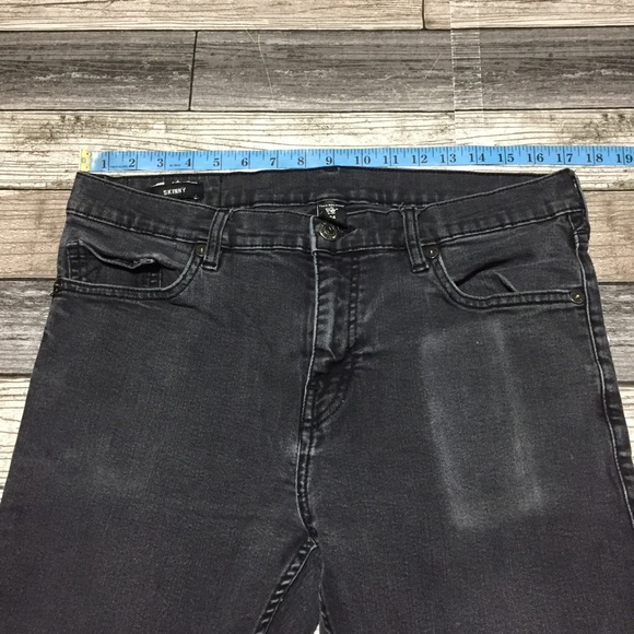 True Religion Skinny Jeans Men’s 34x31 Gray Denim Stretch Casual (Read Desc) - Picture 4 of 12